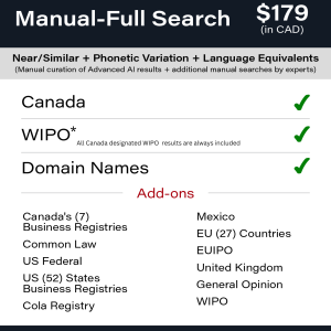 Manual-Full Search: Canada TM Searching