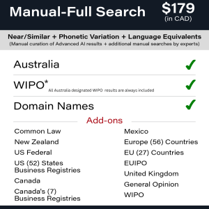 Manual-Full Search: Australia TM Searching