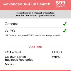Advanced AI–Full Search: Canada TM Searching